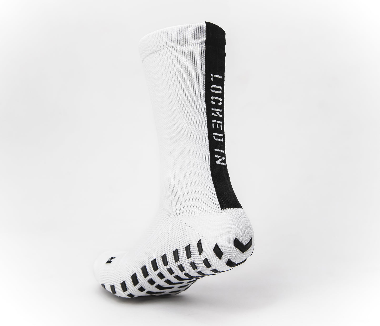 White/Black Crew Sock