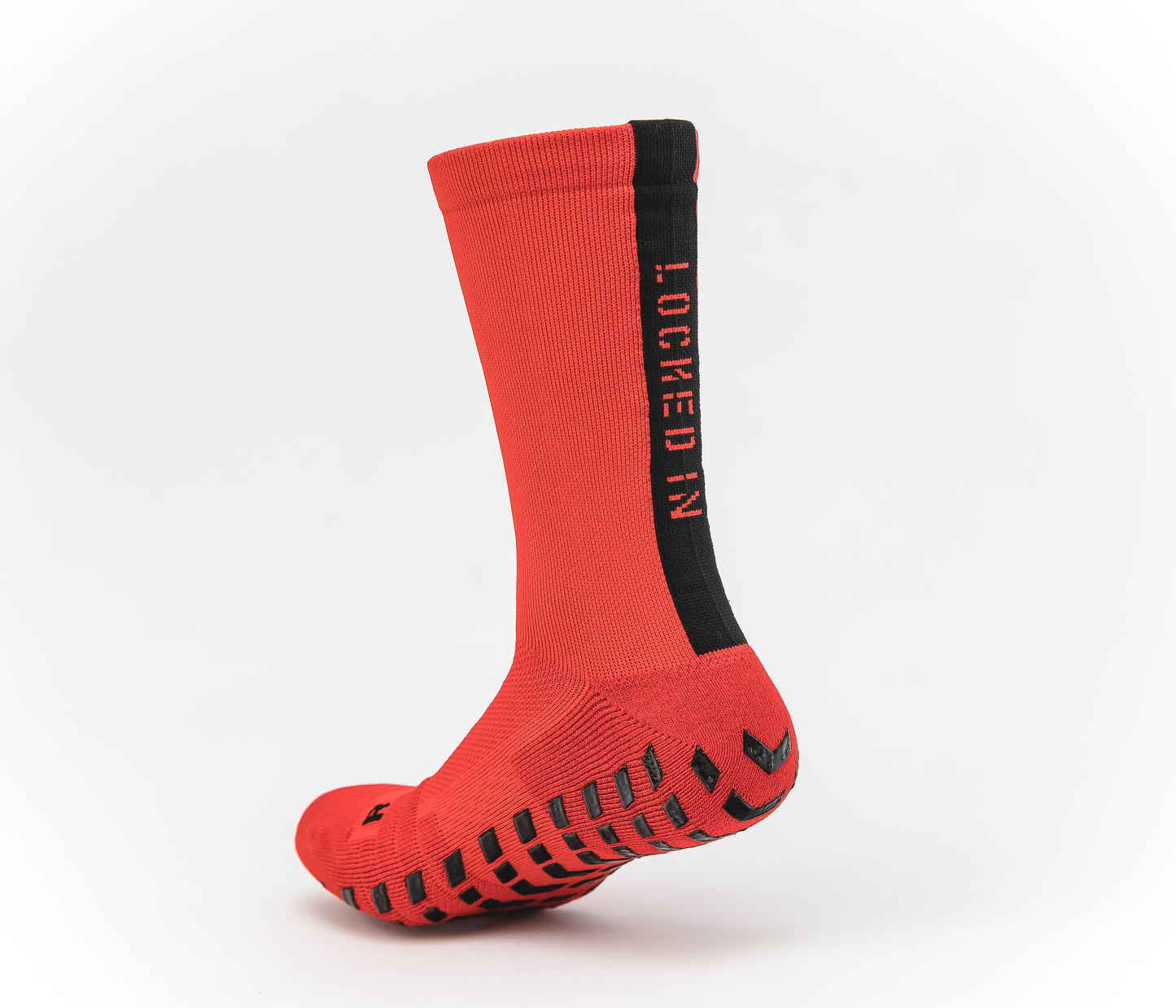 Red/Black Crew Sock